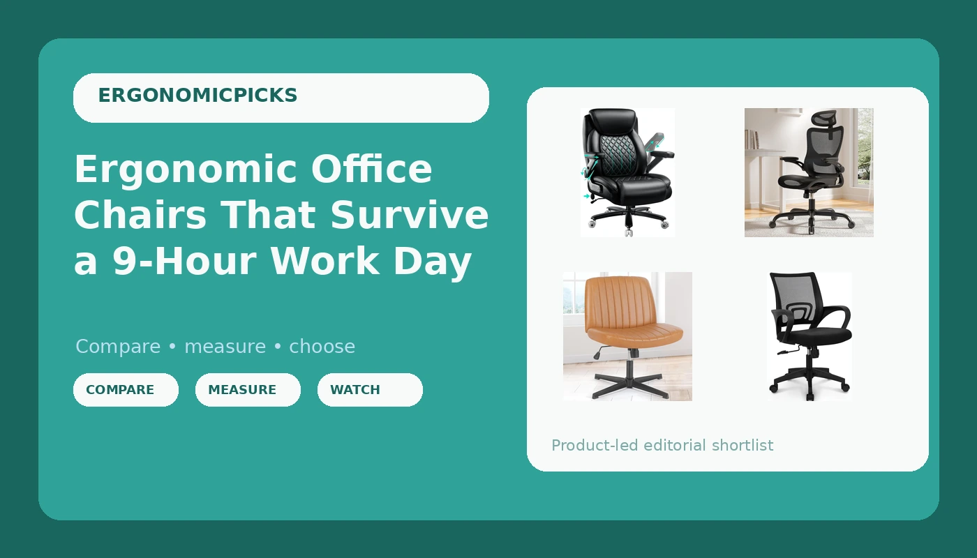 Ergonomic Office Chairs That Survive a 9-Hour Work Day
