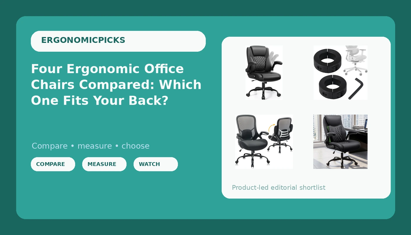 Four Ergonomic Office Chairs Compared: Which One Fits Your Back?