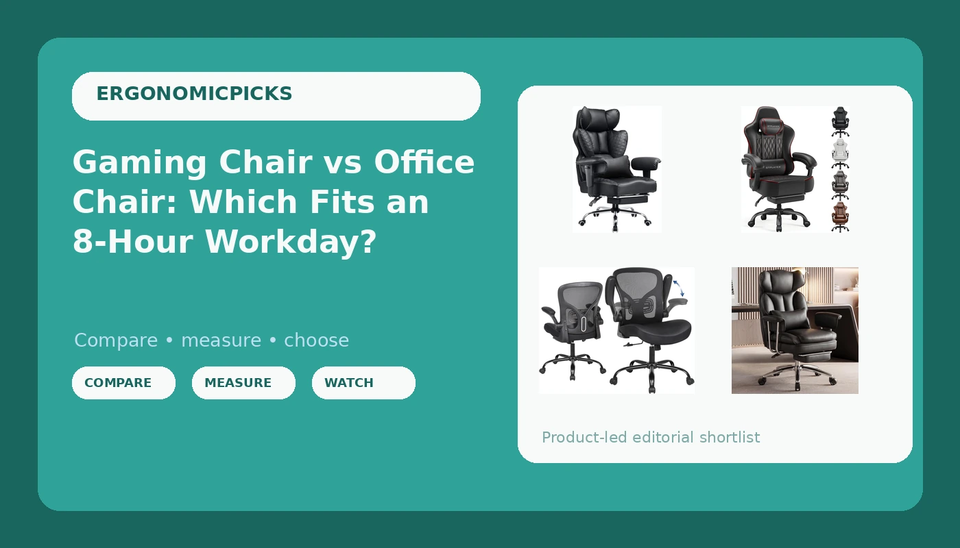 Gaming Chair vs Office Chair: Which Fits an 8-Hour Workday?