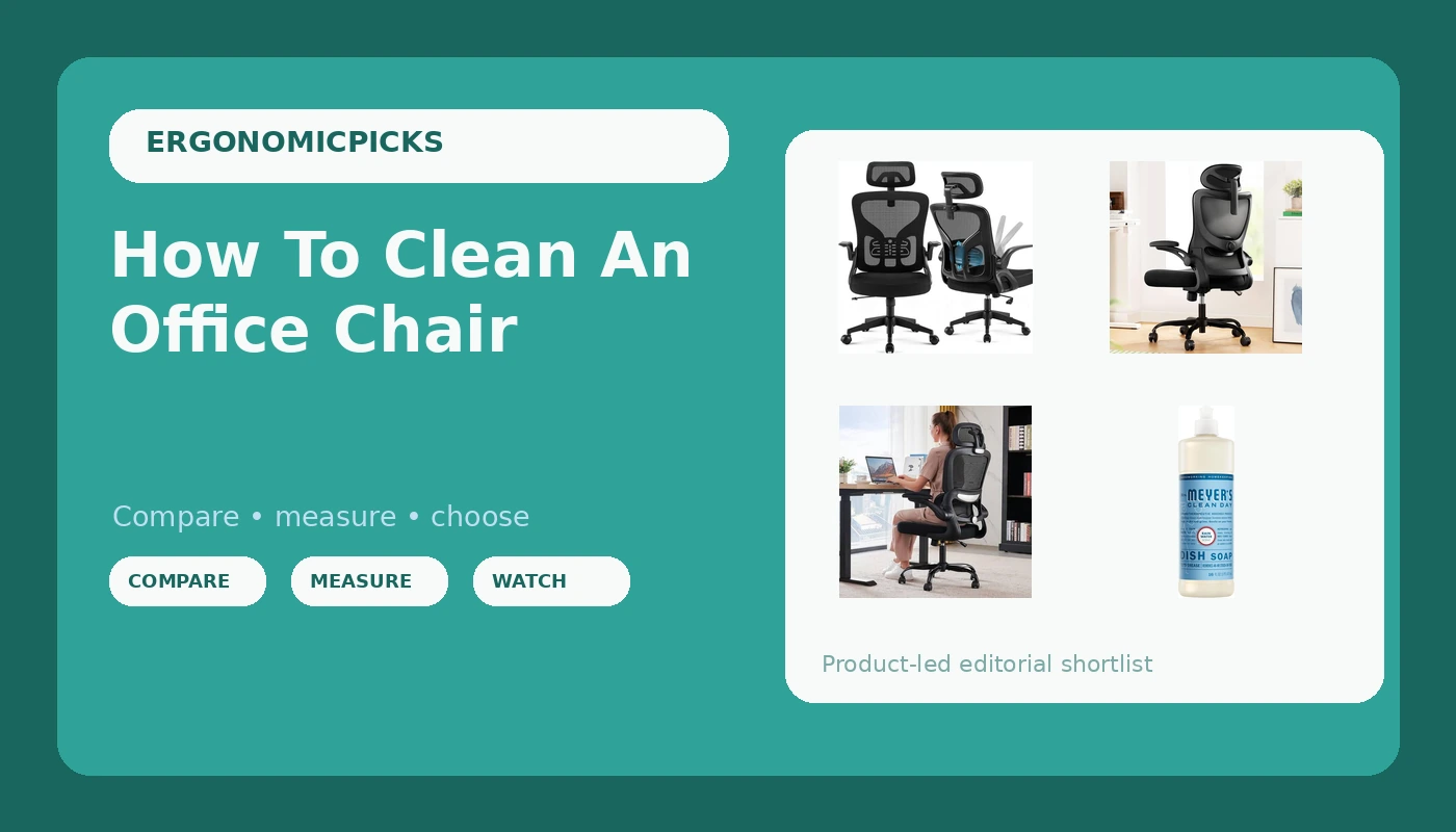 How To Clean An Office Chair - ErgonomicPicks review with measurements and honest opinion