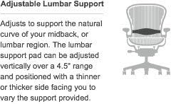 Herman Miller Classic Aeron Chair - Fully Adjustable, C size, Adjustable PostureFit, Carpet Casters