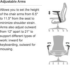 Herman Miller Embody Chair, Charcoal Rhythm