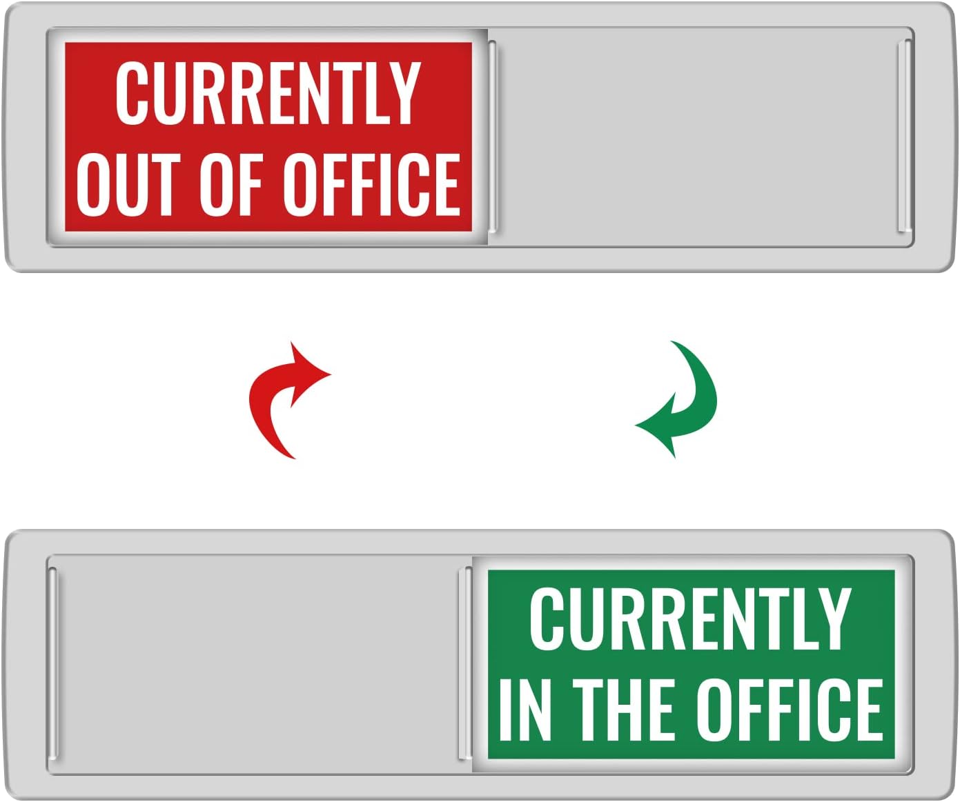 Currently in the Office Magnetic Slider Door Sign