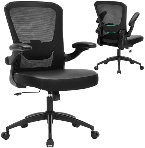 400 lb PU Leather and Mesh Chair