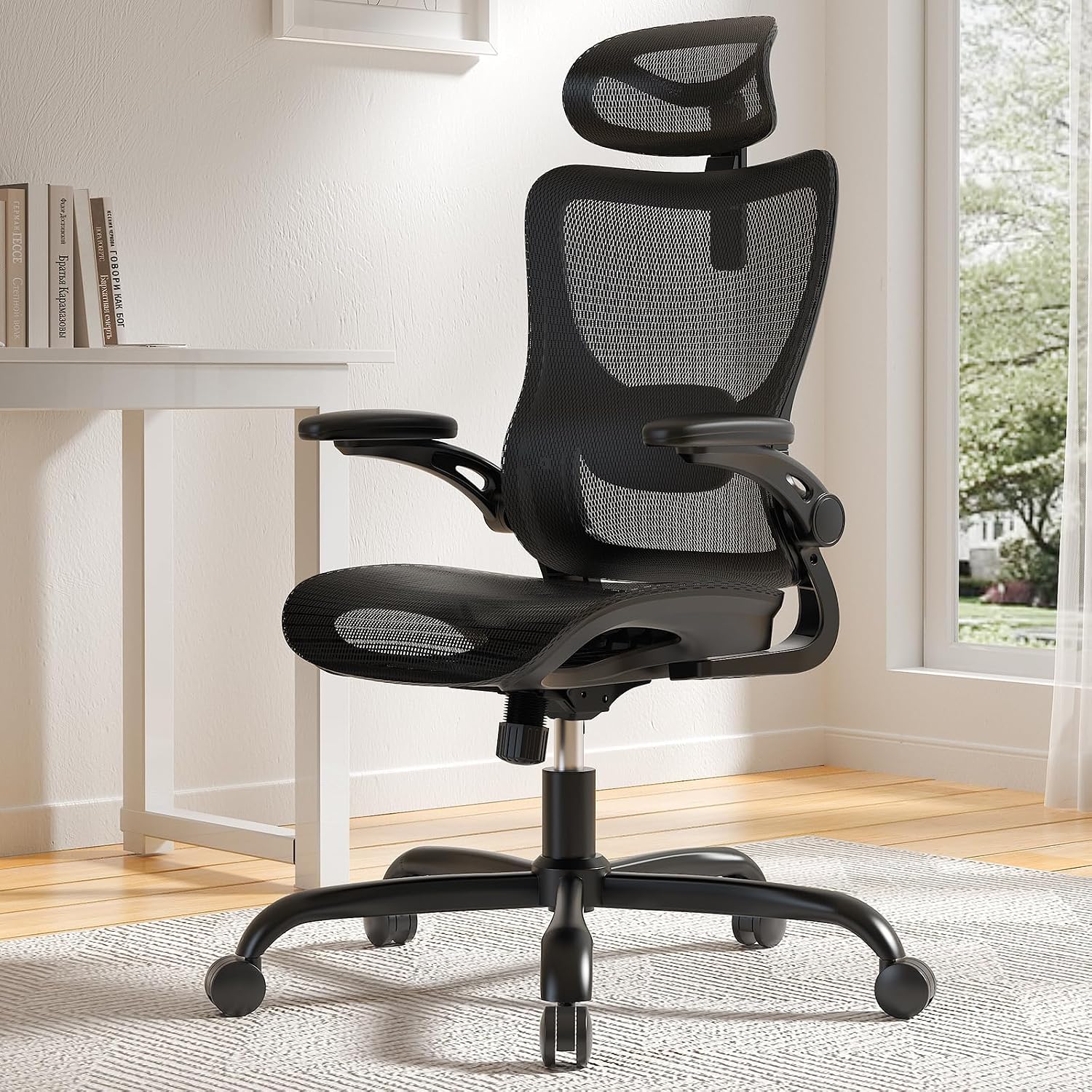 Marsail Ergonomic Mesh Office Chair with Adjustable Lumbar Support