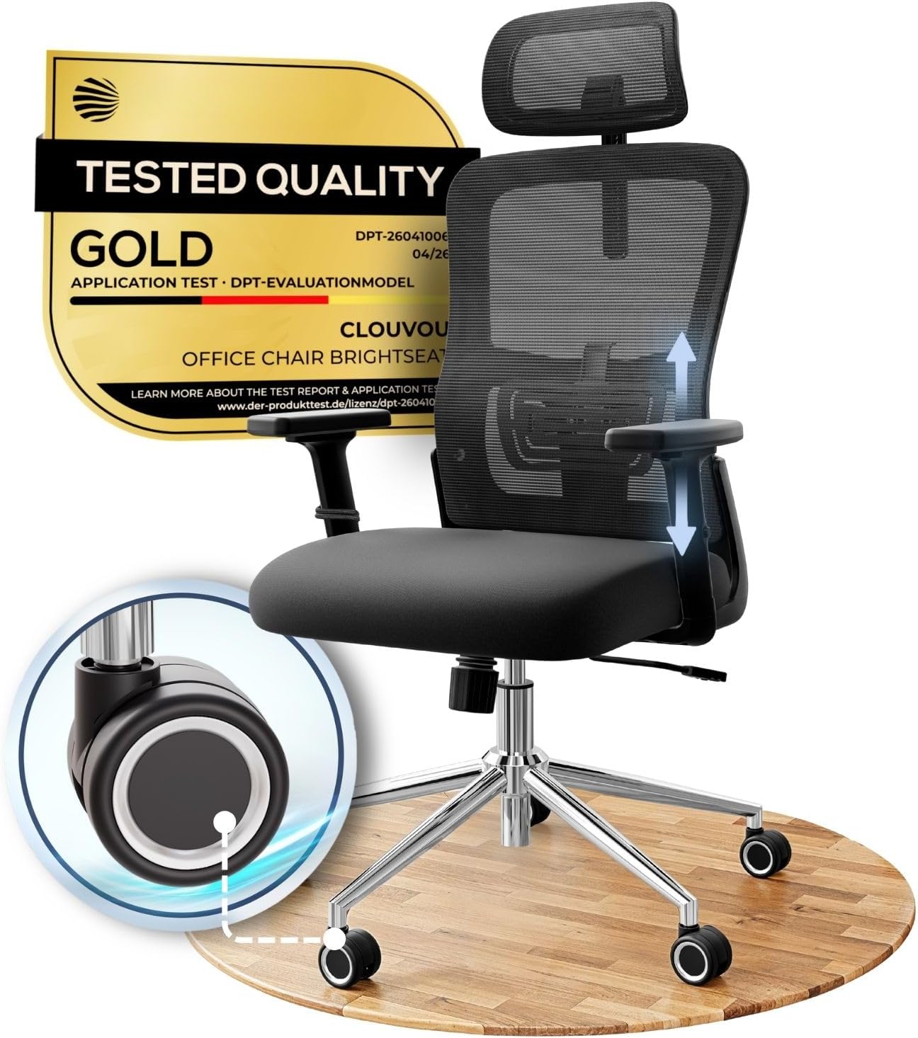 Ergonomic Office Chair Comfy [#1 in Tests]