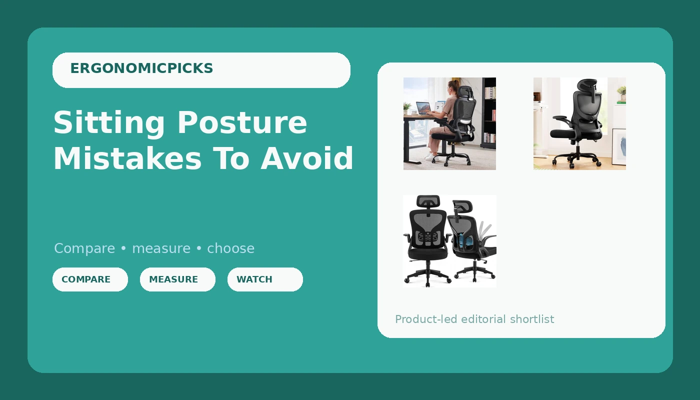 Sitting Posture Mistakes To Avoid - ErgonomicPicks review with measurements and honest opinion
